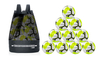 10er Ballset - T-PRO Hybrid (NEON) Trainingsball (Gr. 5) - inkl. T-PRO Ballsack