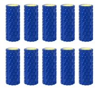 10er Set Massagerollen 2 in 1 (Faszienrollen) - 33 x 14 cm