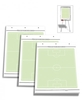3er Set - Fussball Flipchart-Spielfeldblöcke