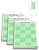 3er Set - T-PRO Fussball Flipchart-Spielfeldblöcke