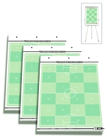 3er Set - T-PRO Fussball Flipchart-Spielfeldblöcke