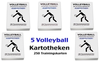 5 Kartotheken-SET - Volleyballtraining