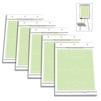 5er Set - Fussball Flipchart-Spielfeldblöcke