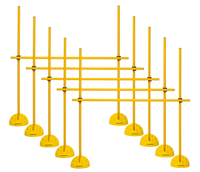 5er Set - Kombi-Hürden-System (120 cm) - Farbe: Gelb