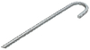 Bodenanker XL (Metall) - ø 12 mm,  Länge: 38 cm