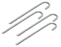 Bodenanker XL (Metall) - ø 12 mm,  Länge: 38 cm