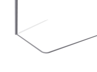 Bodenrahmen,  3-teilig zerlegbar,  aus Aluminium-Rundrohr,  hochklappbar mit TÜV-Zertifikat