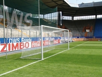 Eckverschweißtes Fußballtor,  Typ 1,  in Hülsen stehend - Weiß