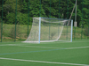 Eckverschweißtes Fußballtor,  Typ 2,  in Hülsen stehend - Alu-Natur