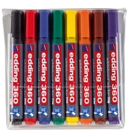 Edding 360 Boardmarker 8er Set - farbig sortiert