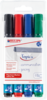 Edding 380 Flipchart-Marker (Rundspitze) 4er Set - farbig sortiert