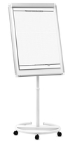 Flipchart-Mobil 700 x 1000 mm - kariert