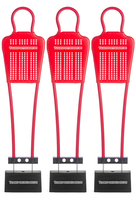 Freistoß-Trainingsdummy (Kinder) 120 cm - Farbe: Rot