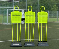 Freistoß-Trainingsdummy (Profi) 180 cm - Farbe: Neongelb