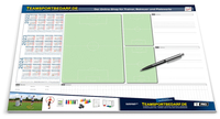 FUSSBALL - DIN A2 Schreibtischunterlage 25 Blatt