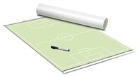 FUSSBALL - TAKTIKPOSTER (Grün) 600 x 800 mm