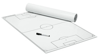 FUSSBALL - TAKTIKPOSTER (Weiß) 600 x 800 mm