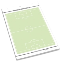 Fussball Flipchart-Spielfeldblock - 25 Blatt