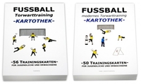 FUSSBALL Trainingskartotheken SET - "Torwarttraining (1.+2. Teil)"