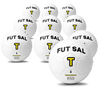 Futsal - 10er Set hochwertige Spezialbälle (Größe 4)