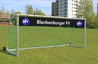 Goal-Downsizer (Torverkleinerer) für Jugendfußballtor 5 x 2 m - mit Wunschaufdruck