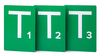 Handball Team-Time-Out Tafel (T1,  T2,  T3) - grün