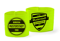 Kapitänsbinde (Junior/Senior) Neongelb - mit Wunschaufdruck