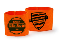 Kapitänsbinde (Junior/Senior) Orange - mit Wunschaufdruck