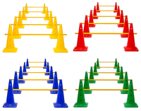 Kegelhürden (5er Set),  4 Farben - Höhe: 52 cm