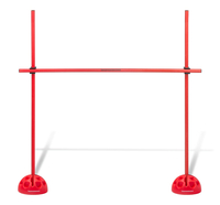 Kombi-Hürden-System (120 cm) - Farbe: Rot