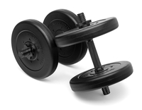 Kurzhantel Set (schwarz) - 12, 5-25 kg