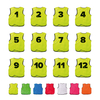 Leibchen mit Rückennummern (1-12) - 12er Set