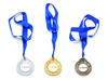 Medaille (inkl. Band) ø 76 mm - Gold,  Silber oder Bronze