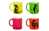 Neon-Tasse (5 Farben) 330 ml - mit Wunschaufdruck