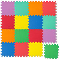 Puzzlematte (Spielmatte) 16-teilig - bunt