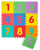 Puzzlematte (Spielmatte) 26-teilig - Zahlen