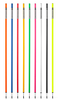 Slalomstange 160 cm (Ø 25 mm,  9 Farben) - einzeln