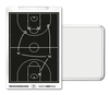 T-PRO Taktikboard LCD (16 Zoll) - Basketball