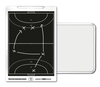 T-PRO Taktikboard LCD (16 Zoll) - Handball