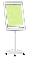 TENNIS - Taktik-Flipchart-Mobil 700 x 1000 mm