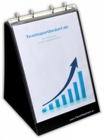 Tischflipchart - Schwarz DIN A4 hoch