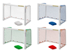 Tornetz für Minitor (1, 80 x 1, 20 m) - 4 Farben