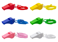 Trillerpfeife (mit Lanyard) - 6 Farben