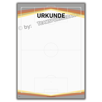 Urkunde (A4,  Karton) - Fußball 1
