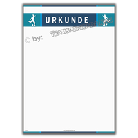 Urkunde (A4,  Karton) - Fußball 3