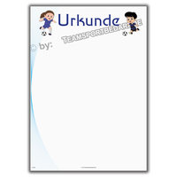 Urkunde (A4,  Karton) - Fußball 4