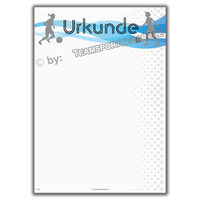 Urkunde (A4,  Karton) - Fußball 5