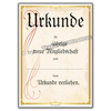 Urkunde (A4,  Karton) - Jubiläum