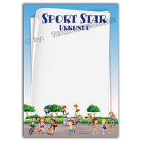Urkunde (A4,  Karton) - Sport 2