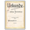 Urkunde (A4,  Karton) - Vereinstreue